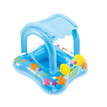 INTEX 屋根付きベビーフロート 60cm【足入れ浮き輪】