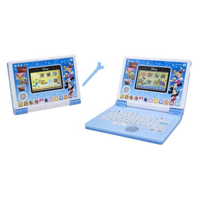 【オンライン限定価格】ディズニー&ディズニー/ピクサーキャラクターズ パソコンとタブレットの2WAYで遊べる! ワンダフルドリームタッチパソコン【クリアランス】【送料無料】