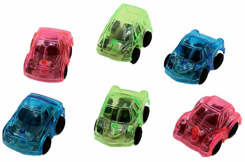 【プルバックカー】【まとめ買い】ミニクリア プルバックカー 50個セットの商品画像