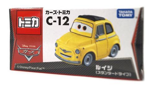 【トミカ】【箱入り】ディズニー カーズ トミカ C-12 ルイジ（スタンダードタイプ）【おもちゃ グッズ アニメ 映画 キャラクター ミニカー プレゼント ギフト 男の子 誕生日 クリスマス シリーズ ディズニートミカ 黄色 イエロー 車 タカラトミー】