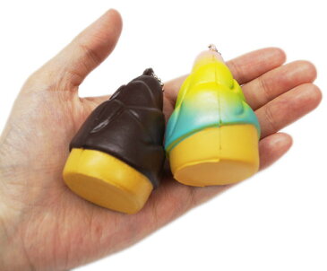 きのこたけのこスクイーズBC2 4種セット【 おもちゃ キーホルダー スイーツ やわらかい 】