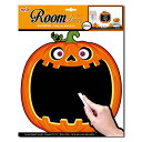 【ハロウィン】【ステッカー】ブラックボードウォールステッカー(パンプキン)