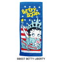 【ベティ・ブープ】【メール便可】TOWEL BETTY BB007 BETTY LIBERTY タオル 80×34cm 綿100％