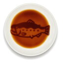 【食器】【メール便可】アルタ 醤油を注ぐと！？ 海鮮醤油皿 サーモン（鮭）