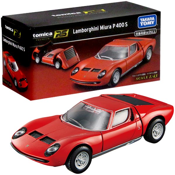 【トミカ】【箱入り】タカラトミー トミカプレミアムRS ランボルギーニ ミウラ Lamborghini Miura P 400 S（箱トミカ）SCALE：1/43