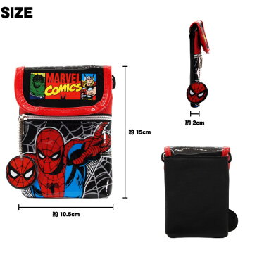 【マーベル】【メール便可】マーベル ショルダーミニポーチ スパイダーマン(MARVEL COMICS)