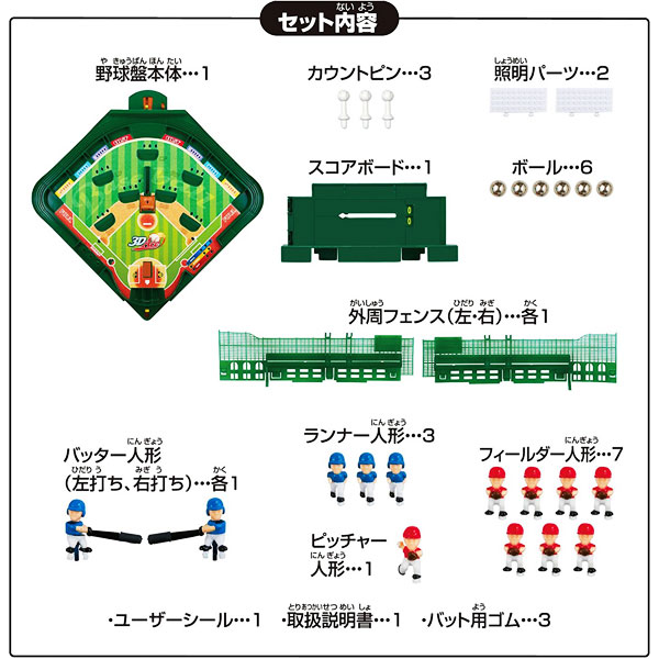 【野球盤】【ゲーム】エポック社 野球盤 3Dエース スタンダード