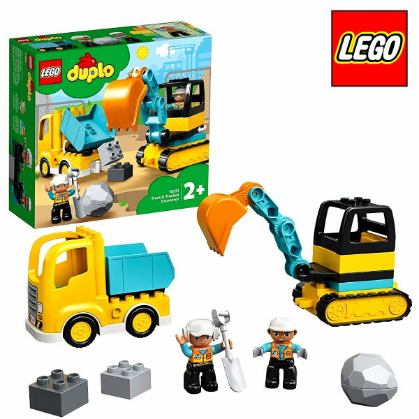 【レゴブロック】【セット】 10931 LEGO レゴ デュプロ トラックとショベルカー