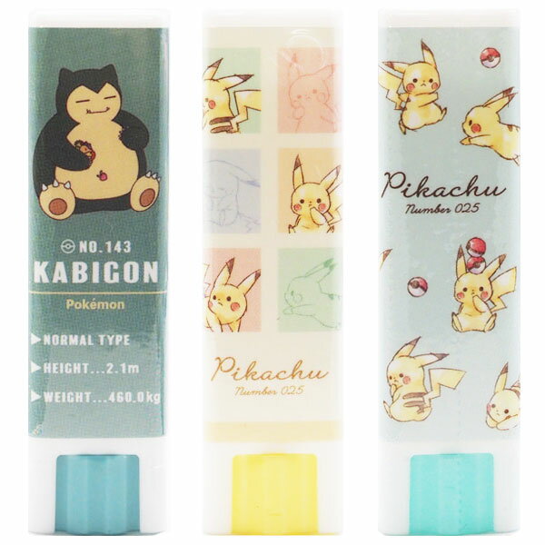 【ポケモン】【メール便可】カミオジャパン ポケモン カドヌリスティックのり 【カビゴン カラフル いっぱい】