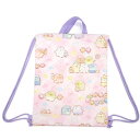 【すみっコぐらし】【メール便可】アイプランニング すみっコぐらし ナップサック ピンク 39x31cm(4)