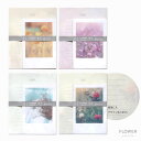 【レターセット】【メール便可】レターセット フラワーフォト 4柄セット 日本製