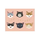 【カード】【メール便可】グリーティングライフ MONA バースデーネコカード 封筒付き