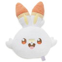 【ポケモン】【ぬいぐるみ】タカラトミーアーツ ポケピース ぬいぐるみフェイスクッション ヒバニー(3)