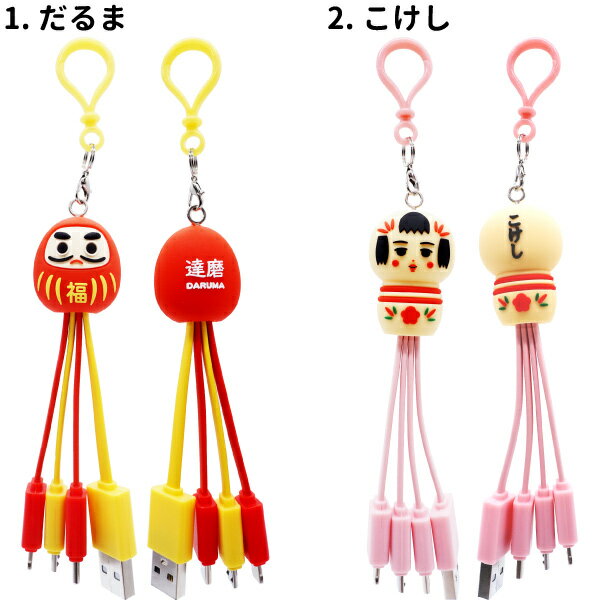 【充電ケーブル】【メール便可】カラーズ ナンデモ充電くん JAPAN vol.2 全7種 【...