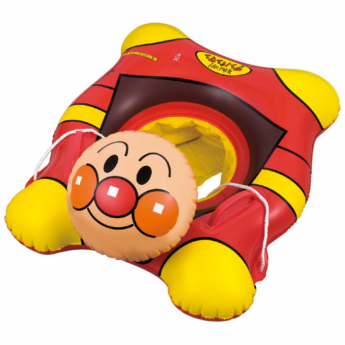 【アンパンマン】【メール便可】アガツマ アンパンマン 顔付きベビーうきわ 1歳半～のサムネイル