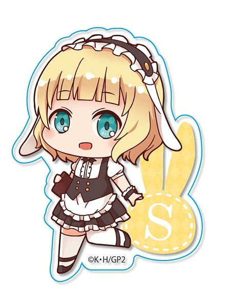 【ごちうさ】【メール便可】ご注文はうさぎですか？？ てくトコクリアバッチ /シャロ【おもちゃ グッズ キャラクター バッジ バッヂ かわいい 美少女 ご注文はウサギですか？？ アニメ キャラクターグッズ プレゼント ギフト】のサムネイル