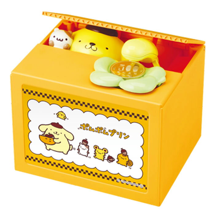 【サンリオキャラクターズ】【貯金箱】シャイン NEWポムポムプリン バンク