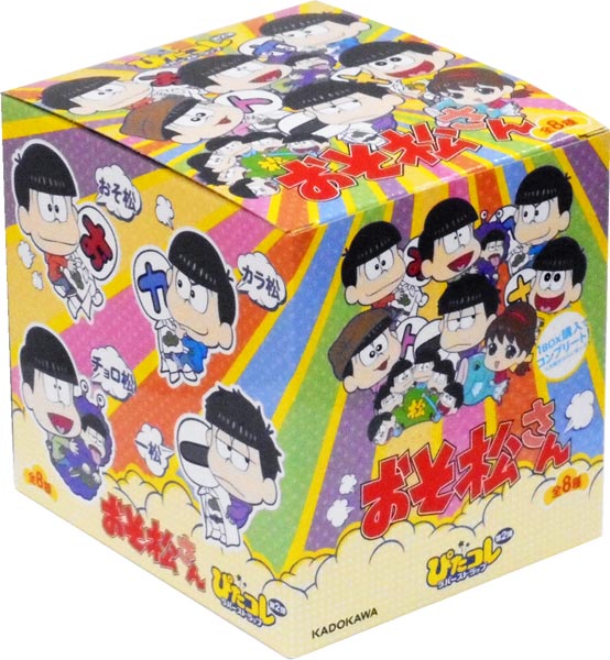【おそ松さん】【ストラップ】おそ松さん ぴたコレ ラバーストラップ 第2弾 BOX（8個入り）KADOKAWA