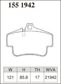 ブレーキパッド■車名　ポルシェ 911 (996) 3.4/3.6 CARRERA 4■年式 98～04■型式 99666/99603 ■その他　フロント パッドウェイト無用（現車確認必要） ■DIXCEL ディクセル Xタイプ 前後セット■品番 X-1551942,X-1551301 【smtb-F】