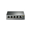 【楽天1位】5ポートPoEスイッチングハブ（4ポートPoE対応） 　ギガビット デスクトップスイッチ ハブ　TP-Link TL-SG1005P　五年保証