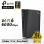 ֡4/251000ߥݥTP-Link Wi-Fi 6 ̵LAN 롼 磻ե AX6000 4804 + 1148Mbps 2.5GbEݡ ķ IPv6 IPoE VPN EasyMeshб  3LDK 2 ñ ®  ᡼ݾ3ǯ Archer AX80/Aפ򸫤