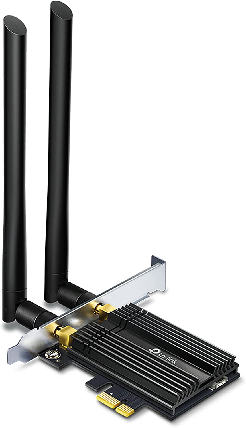 TP-Link WiFi ワイヤレス アダプター 無線LAN Wi-Fi6 PCI-Express Bluetooth5.2 2402Mbps 574Mbps Archer TX50E Bluetooth5.2 PCIe アダプター