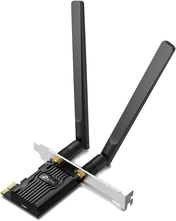 TP-Link 高速Wi-Fi6 無線LAN 子機 USB AX1800 1201Mbps (5GHz) 574Mbps (2.4GHz) Wi-Fi 6 Bluetooth 5.2 PCIeアダプター 外部アンテナ搭載 WPA3対応 802.11 ax/ac/a/b/g/n規格 メーカー保証3年 Archer TX20E