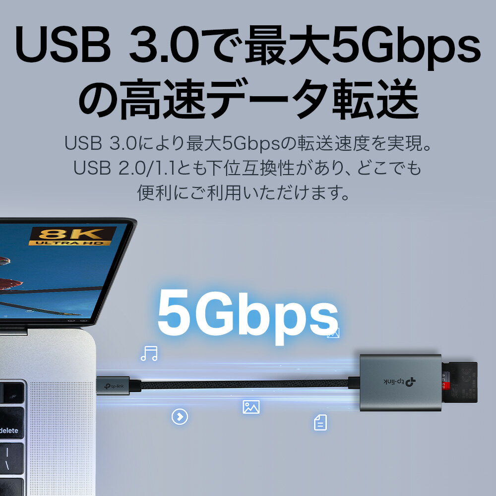 USB-C SD4.0�����ɥ꡼���� ����ѥ��� �������� SD & microSD �˥������� ����2TB�б� �������ߴ��� ����5Gbps ��®ž�� UA440C