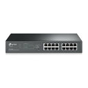 TP-Link 16ポート ギガビット デスクトップ/ラックマウント スイッチ (PoE+対応ポート8つ搭載) TL-SG1016PE 【英語版】