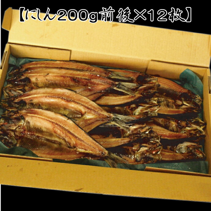 ★無添加★にしん無添加一夜干し12枚セット( 魚介類 加工品 干物 ニシン 業務用 徳用 内祝い 北海道 稚内 お返し 手土産 通販 楽天 )