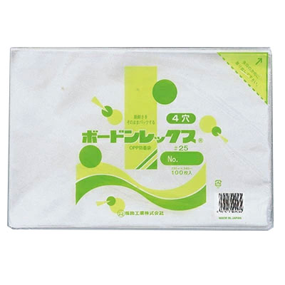 福助工業 ボードンレックス0.025 4穴 No.3 (6000枚) 福助工業 ボードンレックス0.025 4穴 No.3 (6000枚)