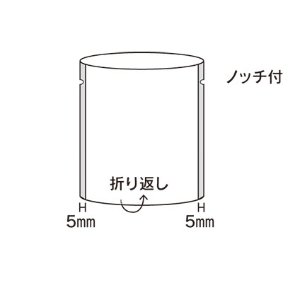 福助工業 カマス袋 GT(透明タイプ） No.3洋柄クリーム（1ケース4000枚）