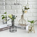 アイアン ワイヤー フレーム フラワーベース スチーム 花瓶 一輪挿し 卓上花瓶 フレーム花瓶 多肉植物 北欧 韓国 インテリア 雑貨 ドライフラワー シンプル...