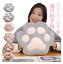 抱き枕 クッション ブランケット付き 猫の爪 肉球 ぬいぐるみ 暖かい手 ひざ掛け かわいい ハンドワー..