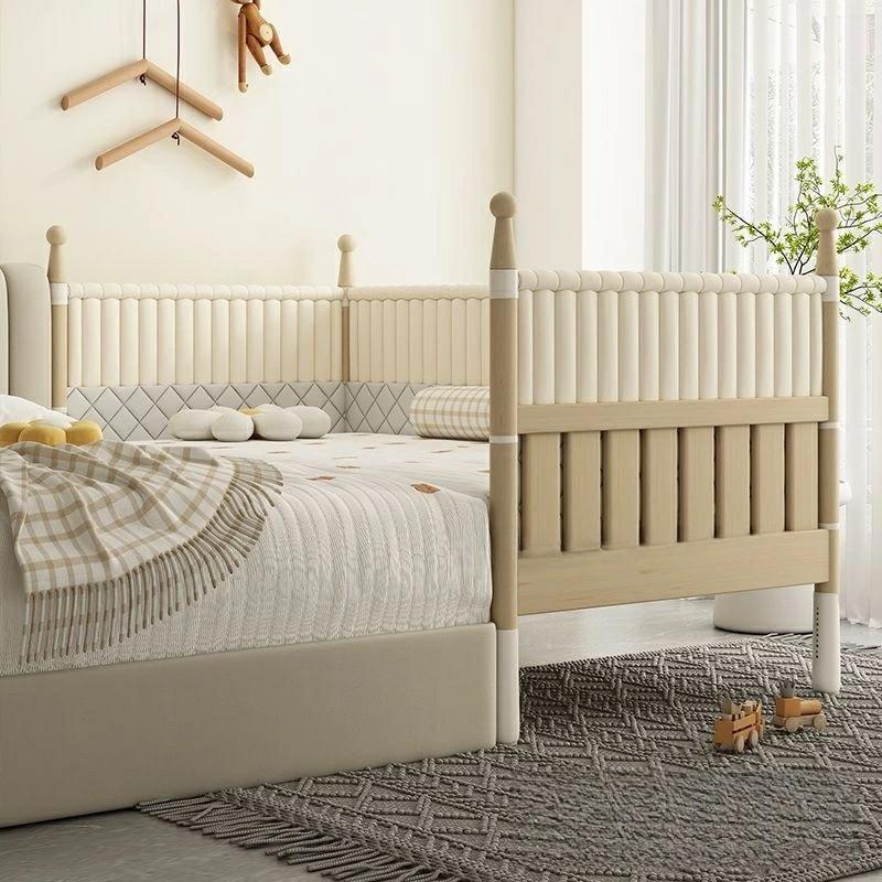 子供ベッド 赤ちゃん 階段 木製 木製 天然木 シングルベッド おしゃれ 子供部屋 一人暮らし 出産祝い 入学式 プレゼント サイズ選択可能 柵付き [3]