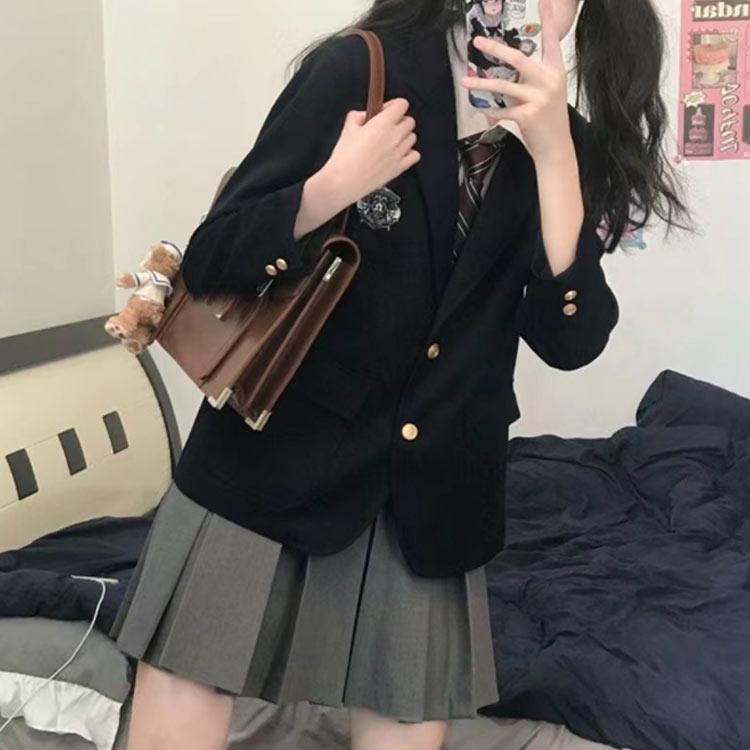 4点セット ブレザー 制服 入学スーツ スクール ジャケット スクール制服 レディース 上衣 上着 高校生 フォーマルスーツ 入学式スーツ スクールブ