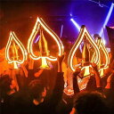 LED照明付き酒ボトルディスプレイシェルフ、スペードのエースシャンパンVIPボトルプレゼンター、バーワインボトルディスプレイ、シャンパンボトルディスプレイスタン...