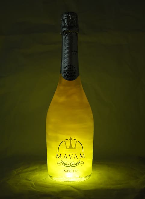 楽天Traders Market新感覚スパークリング マバム（mavam） モヒート LED付き 750ml パーティー インスタ映え