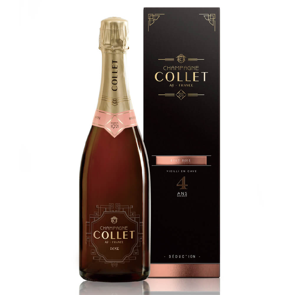 100ǯڥܥåۥѡ˥塦 ֥å  (CHAMPAGNE COLLET BRUT ROS&#201;) / 750ml