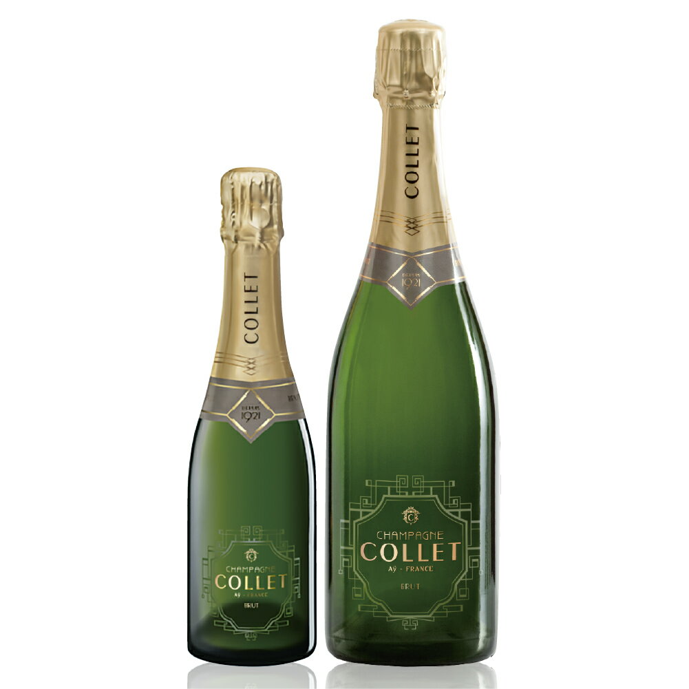 シャンパーニュ・コレ ブリュット 750ml&375ml (CHAMPAGNE COLLET BRUT) / Brut 750ml&375mlセット