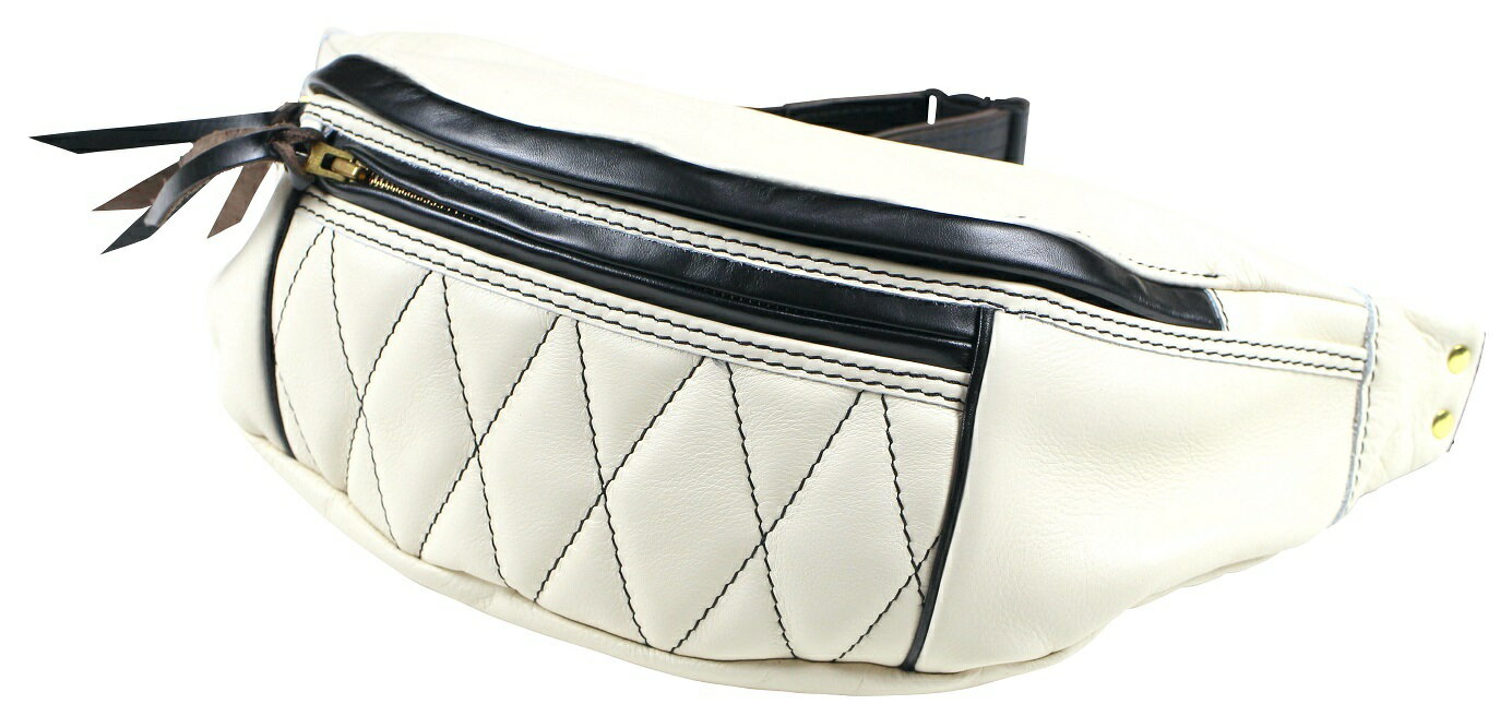 WEST RIDE [-LIMITED RIDING WAIST BAG- WHT×BLK]
