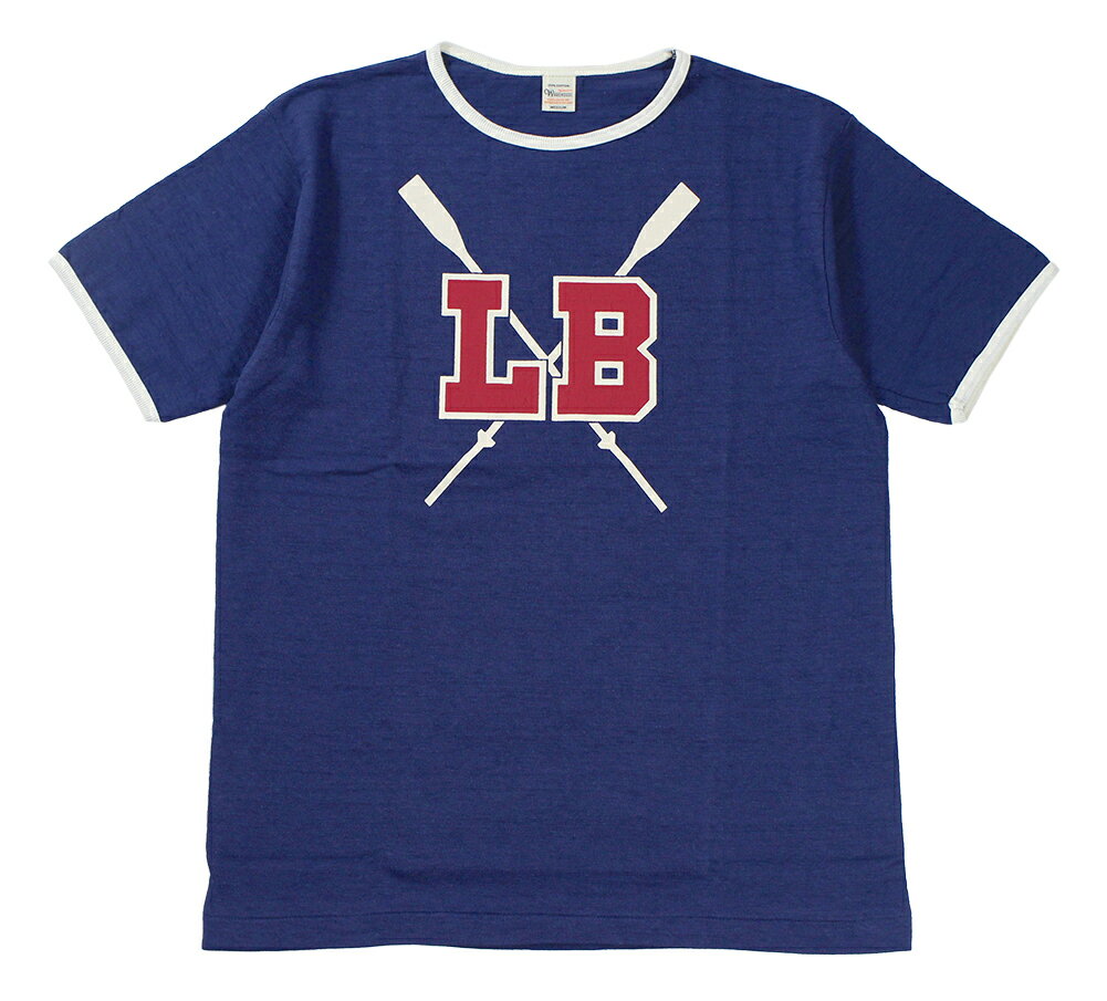 WAREHOUSE & CO. ["Lot 4059 リンガーT LB" ネイビー×クリーム size.S,M,L,XL]