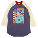 FREEWHEELERS CO. Japanese Oriental Art Style Souvenir Collection 自由婦女人相 2125022 WASTED NAVY×STRAW CREAM×CHILI size,S,M,L,XL