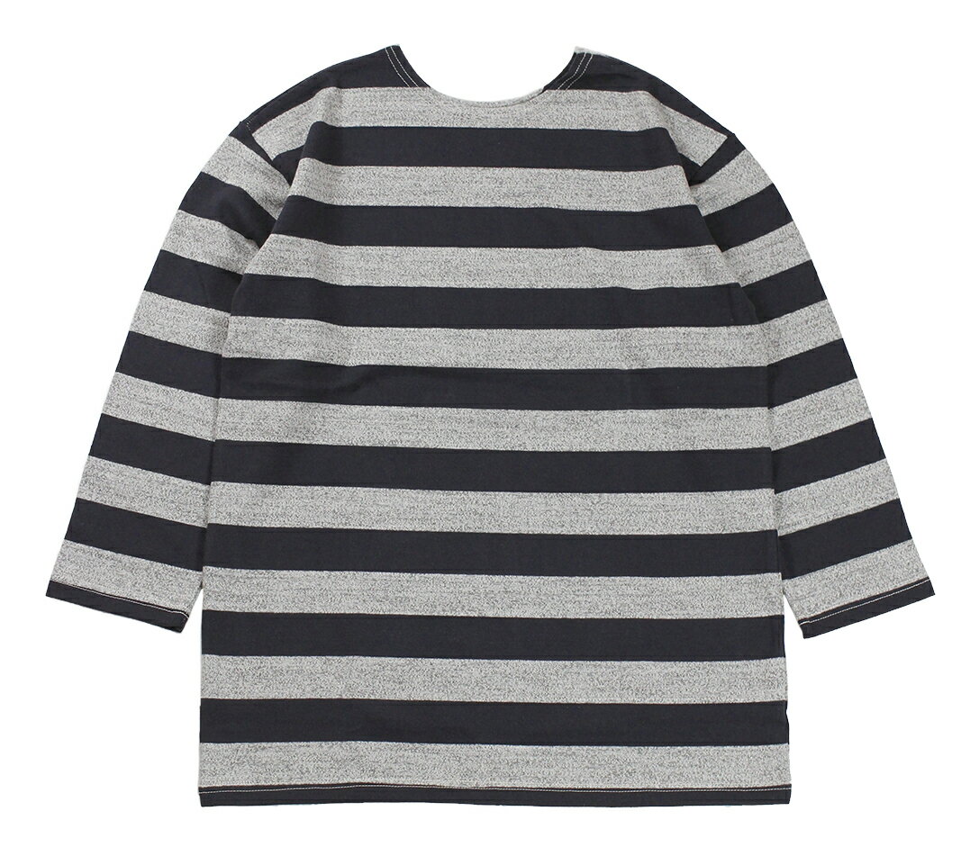 WAREHOUSEウエアハウス ロングスリーブ 4051　2インチボーダー7分袖