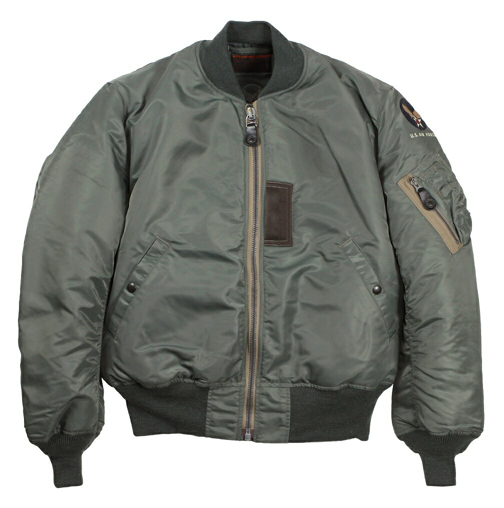 BUZZ RICKSON'S [Type MA-1 “ALBERT TURNER & CO., INC.” SAGE GREEN size.S,M,L,X...