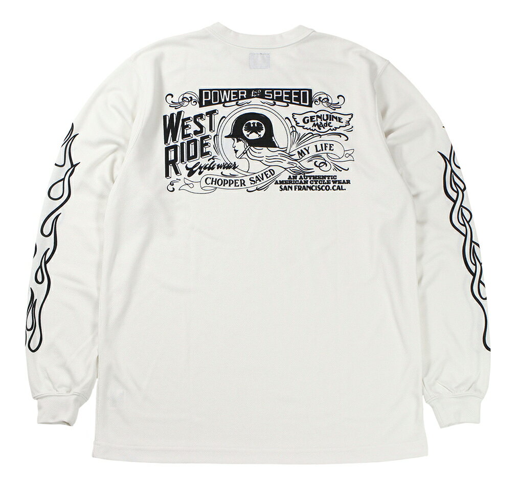 Rakuten - WESTRIDE [-POWER DRY LONG TEE-2: POWER AND SPEED- OFF size.36,38,40,42,44]