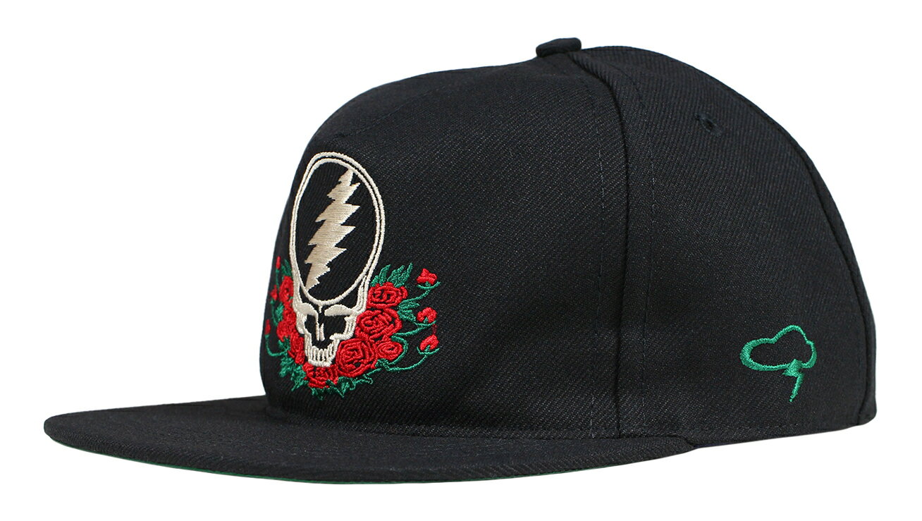 Rakuten - THE AMPAL CREATIVE [-Ampal x Grateful Dead STEAL YOUR ROSES - Snapback- BLK]