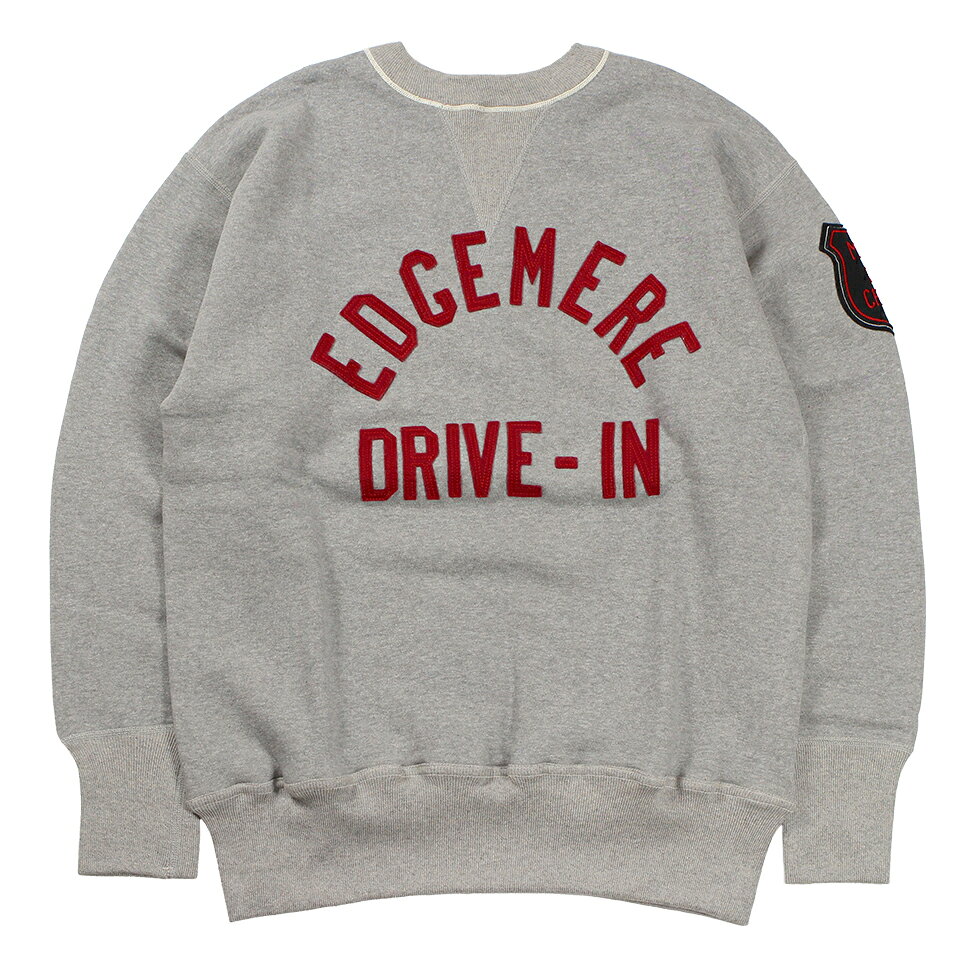 商品情報商品説明/素材WAREHOUSE & CO.-"Lot 401 EDGEMERE"-カットソーがウールからコットンに変わった1930年代からある挟み込み仕様の腰リブ。首まわりには伸縮に富むV字のフライスを前後に配した四本針仕様のスウェットです。肩口から垂直に落ちる袖口のセットインスリーブはややソリッドな印象を受けるシンプルなデザインですが、腰帯のバインダー仕様は着込むほどにアタリが生まれます。サイズ/寸法＜サイズスペック＞【Size38(S)】着丈(L)-62cm 肩幅(W)-53cm 身幅(C)-53cm 袖丈(S)-54cm【Size40(M)】着丈(L)-64cm 肩幅(W)-56cm 身幅(C)-56cm 袖丈(S)-56cm【Size42(L)】着丈(L)-66cm 肩幅(W)-58cm 身幅(C)-58cm 袖丈(S)-58cm【Size44(XL)】着丈(L)-68cm 肩幅(W)-60cm 身幅(C)-60cm 袖丈(S)-60cm※若干の誤差はご了承ください。※洗濯により下記の縮みが生じます。(Shrinkage after the washing)着丈(L)-約2〜3cm 肩幅(W)-約2cm 身幅(C)-約3〜4cm 袖丈(S)-約1cm* (L) Body Length Back , (W) Shoulder Width , (C) Chest , (S) Sleeve Length生産国日本注意事項当店は実店舗と商品の在庫を共有しておりますので在庫情報につきまして誤差が生じる場合がございます。ご注文頂いた商品がご用意できない場合がございますが、予めご了承ください。WAREHOUSE & CO. ["Lot 401 EDGEMERE" 杢グレー size.38,40,42,44] ウエアハウス 正規販売代理店 日本製 スウェット コットン 2