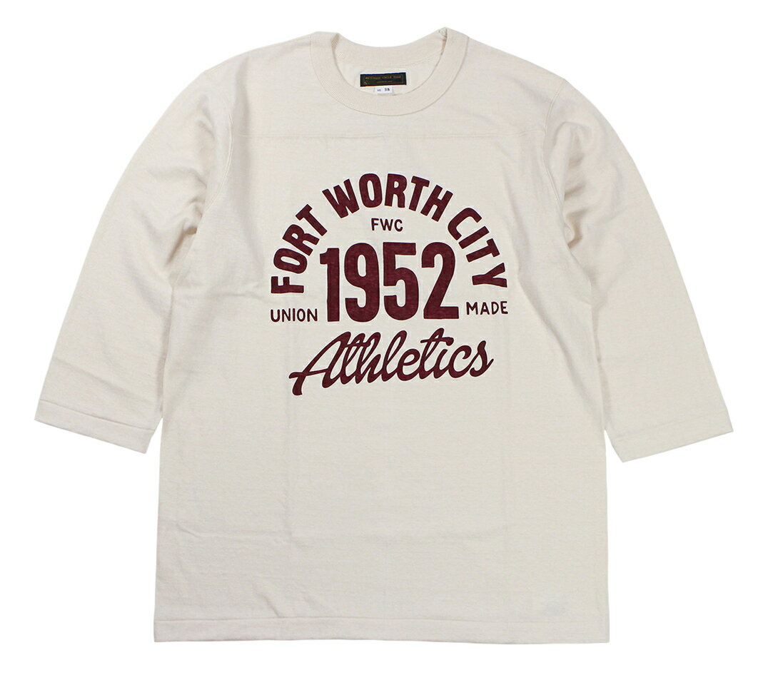 Rakuten - WESTRIDE [-VINTAGE FOOTBALL TEE 26-01: ATHLETICS- VINTAGE CREAM size.38,40,42,44]