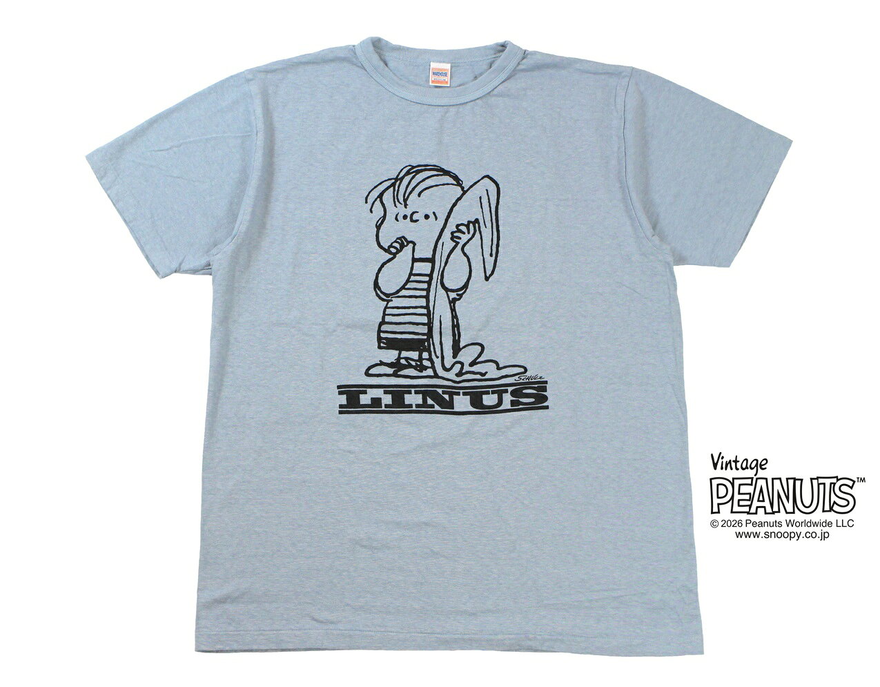 WAREHOUSE & CO. ["Lot YP126S-4 I LOVE MANKIND...(LINUS)" サックス size.S,M,L,XL]